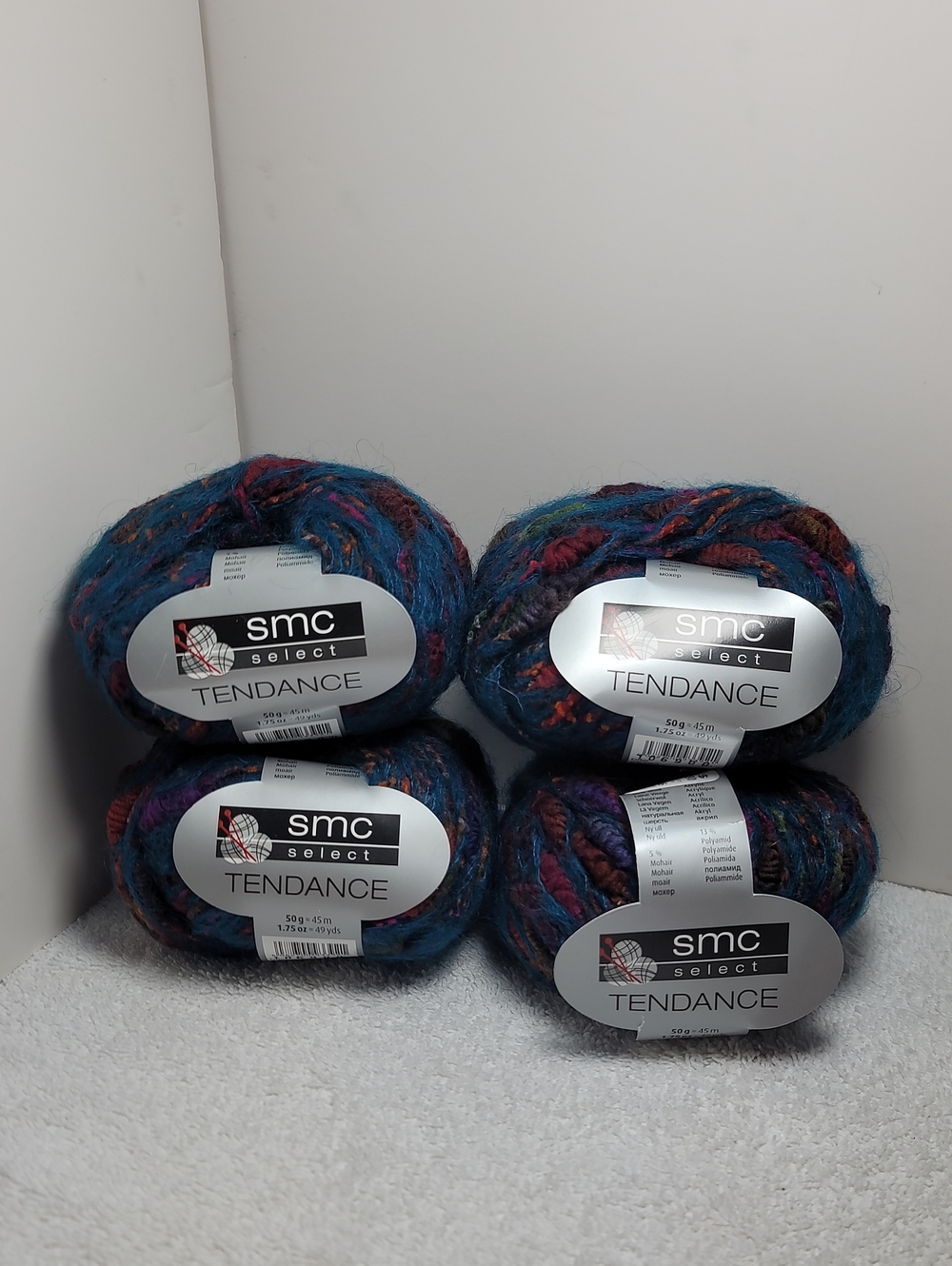 Tendance Multicolor Blue Yarn - Pack of 4 - NWT